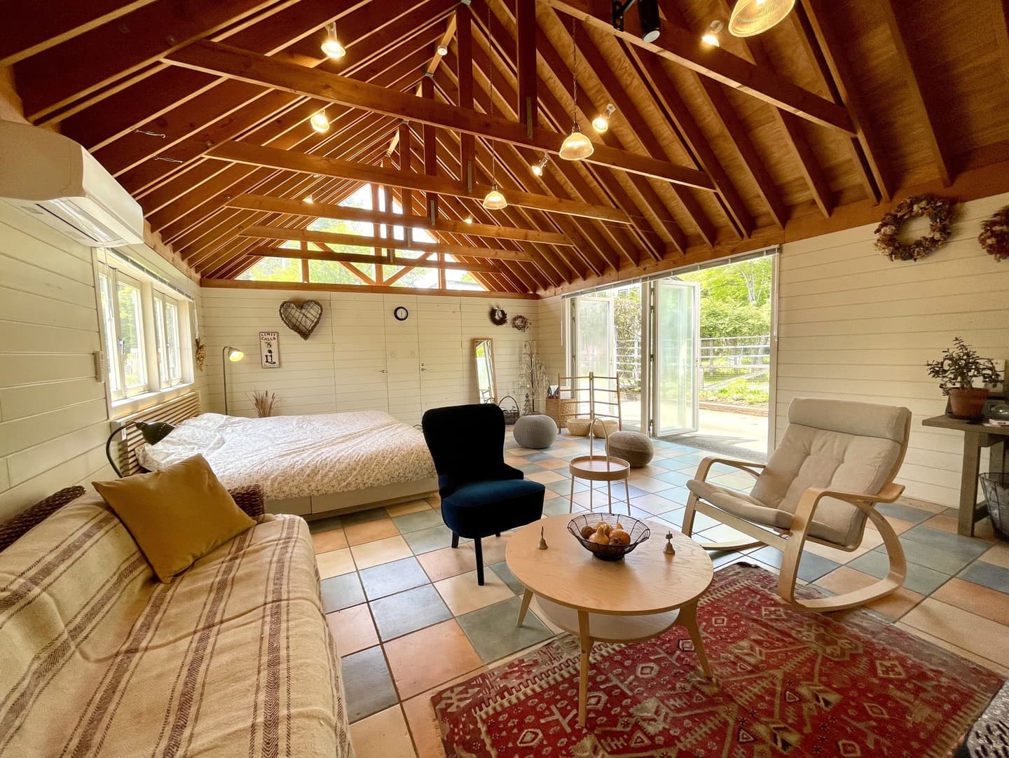 山中湖のコテージGARDENSHEDのMontanaハウス