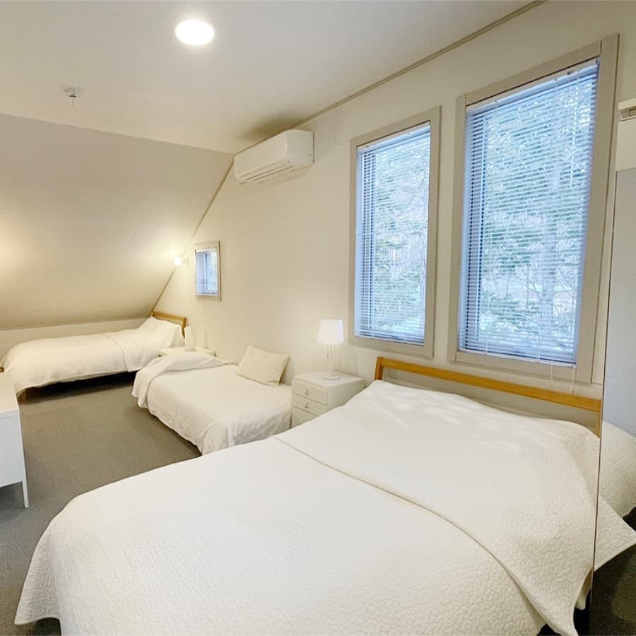 山中湖コテージ GARDEN SHEDのベッドルーム