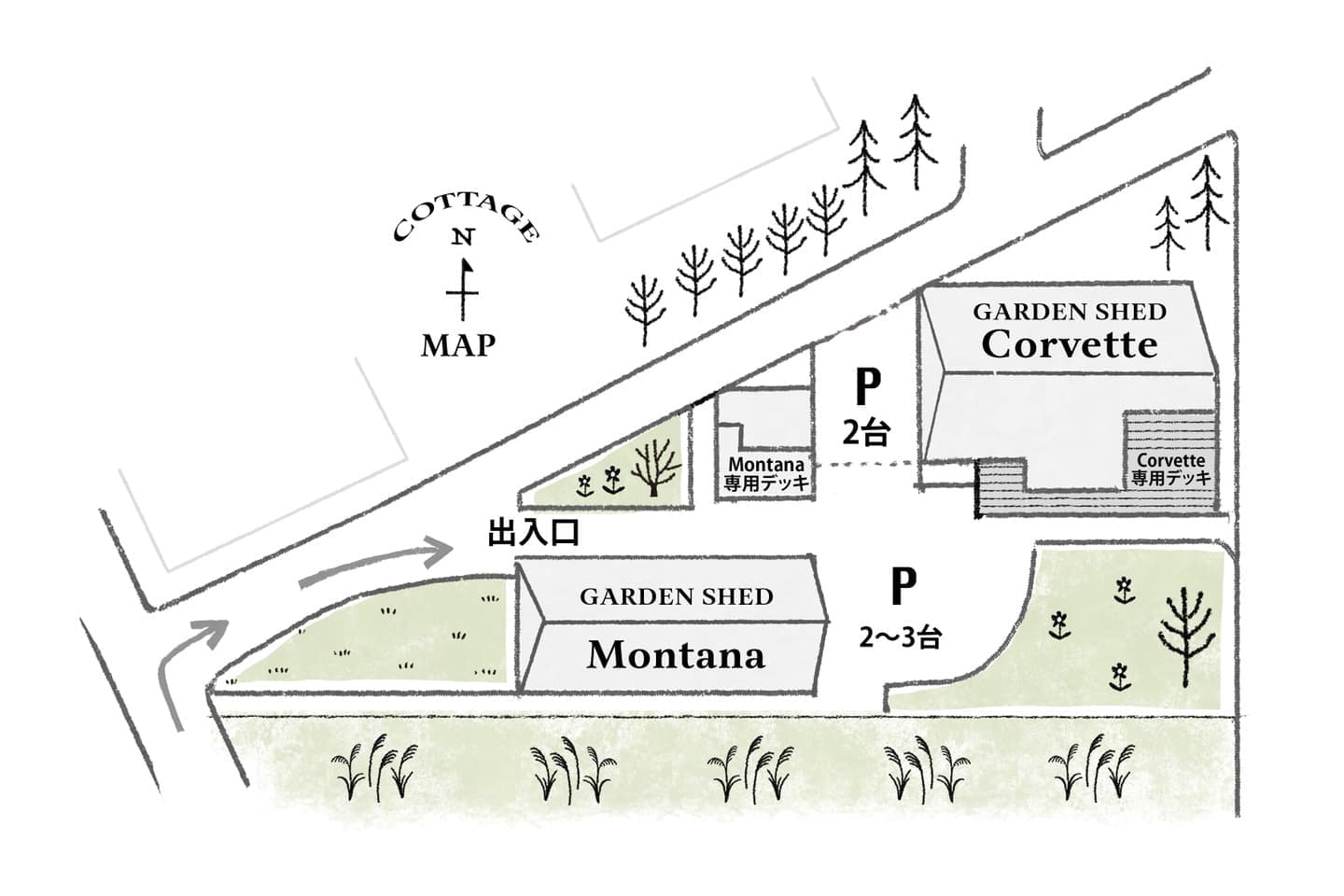 GARDEN SHED マップ